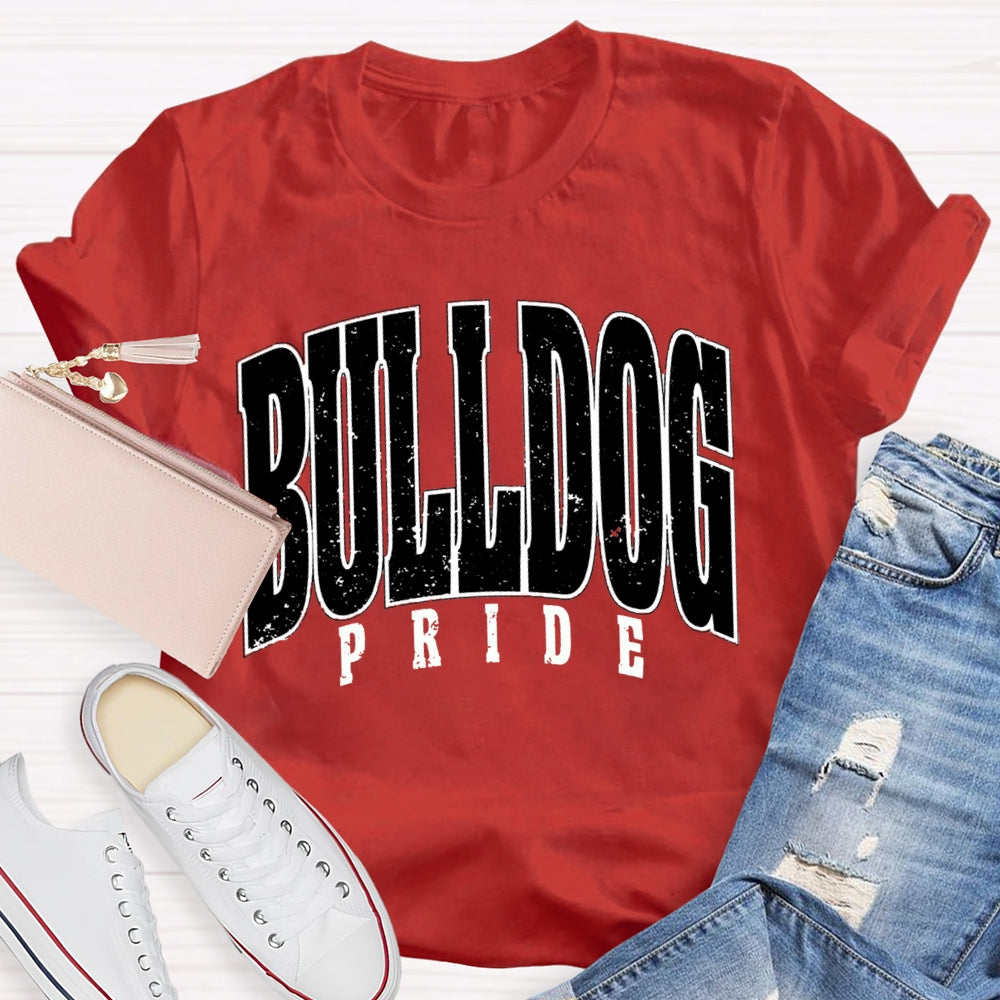 Personalized Mascot Bulldog Pride T-shirt