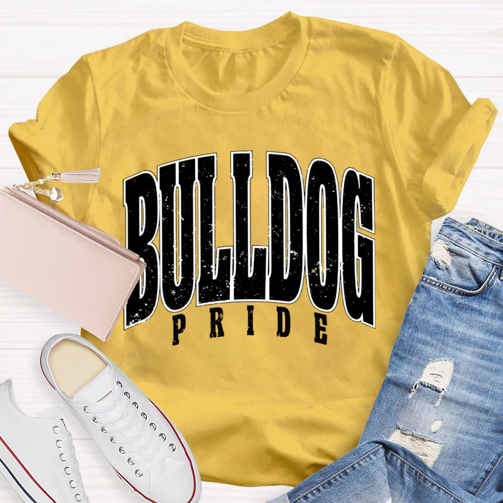 Personalized Mascot Bulldog Pride T-shirt