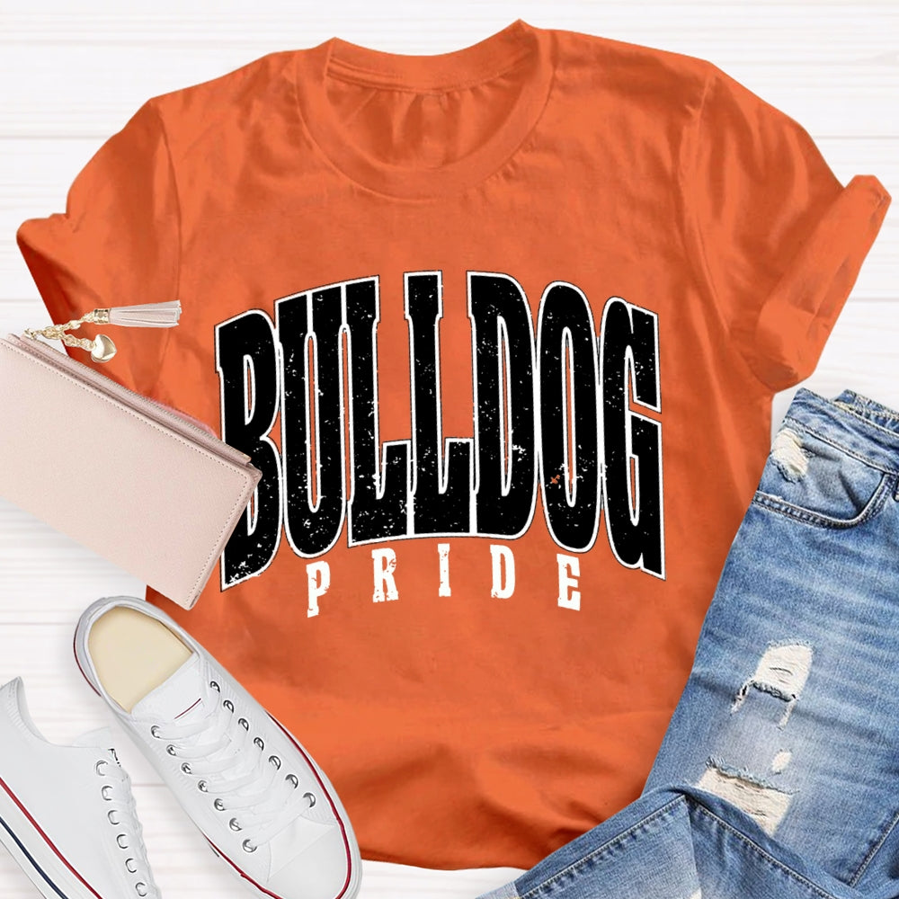 Personalized Mascot Bulldog Pride T-shirt