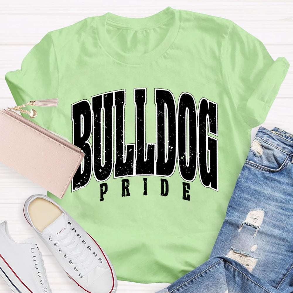 Personalized Mascot Bulldog Pride T-shirt