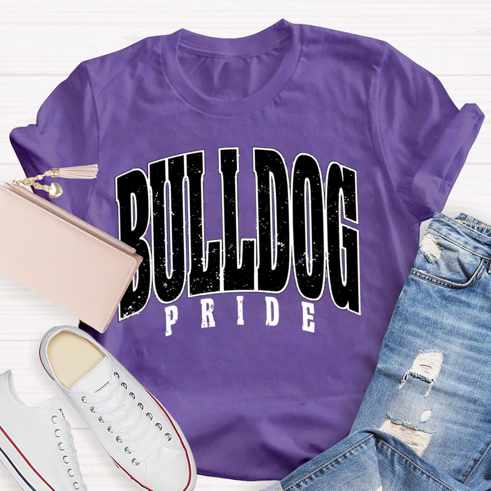 Personalized Mascot Bulldog Pride T-shirt