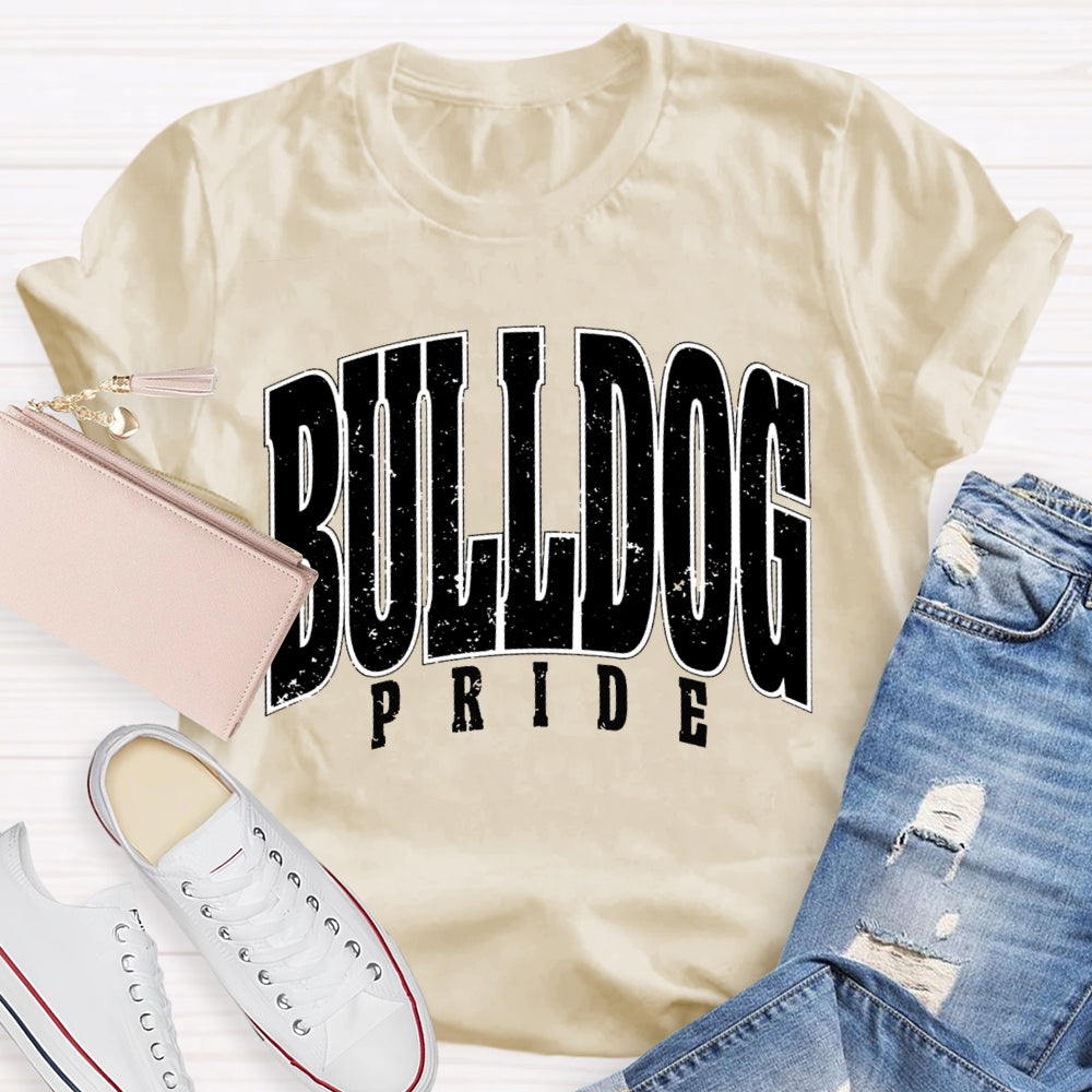 Personalized Mascot Bulldog Pride T-shirt