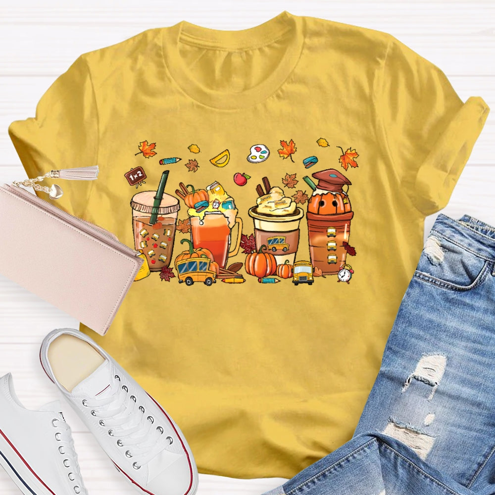 Autumn Back To School Funny T-shirt