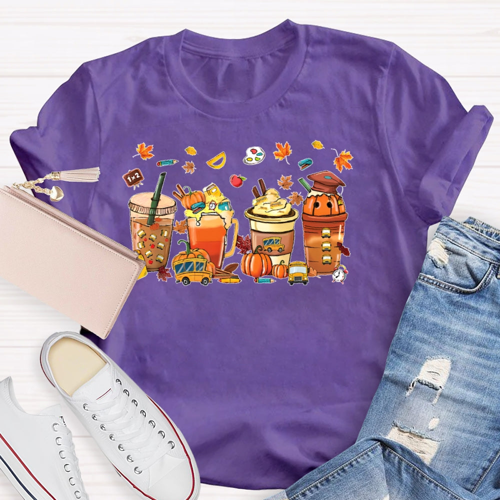 Autumn Back To School Funny T-shirt
