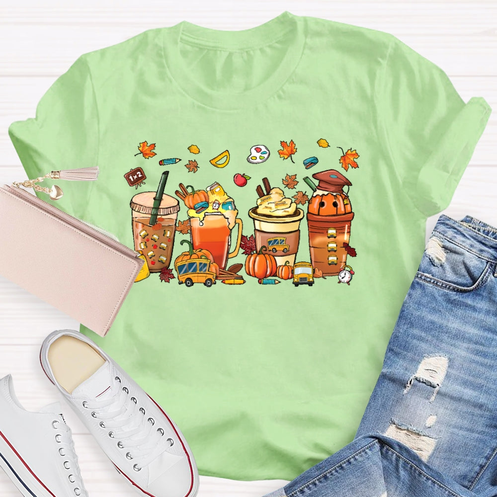 Autumn Back To School Funny T-shirt