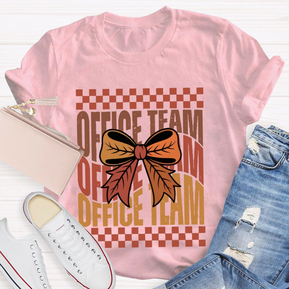 Office Team Autumn T-shirt