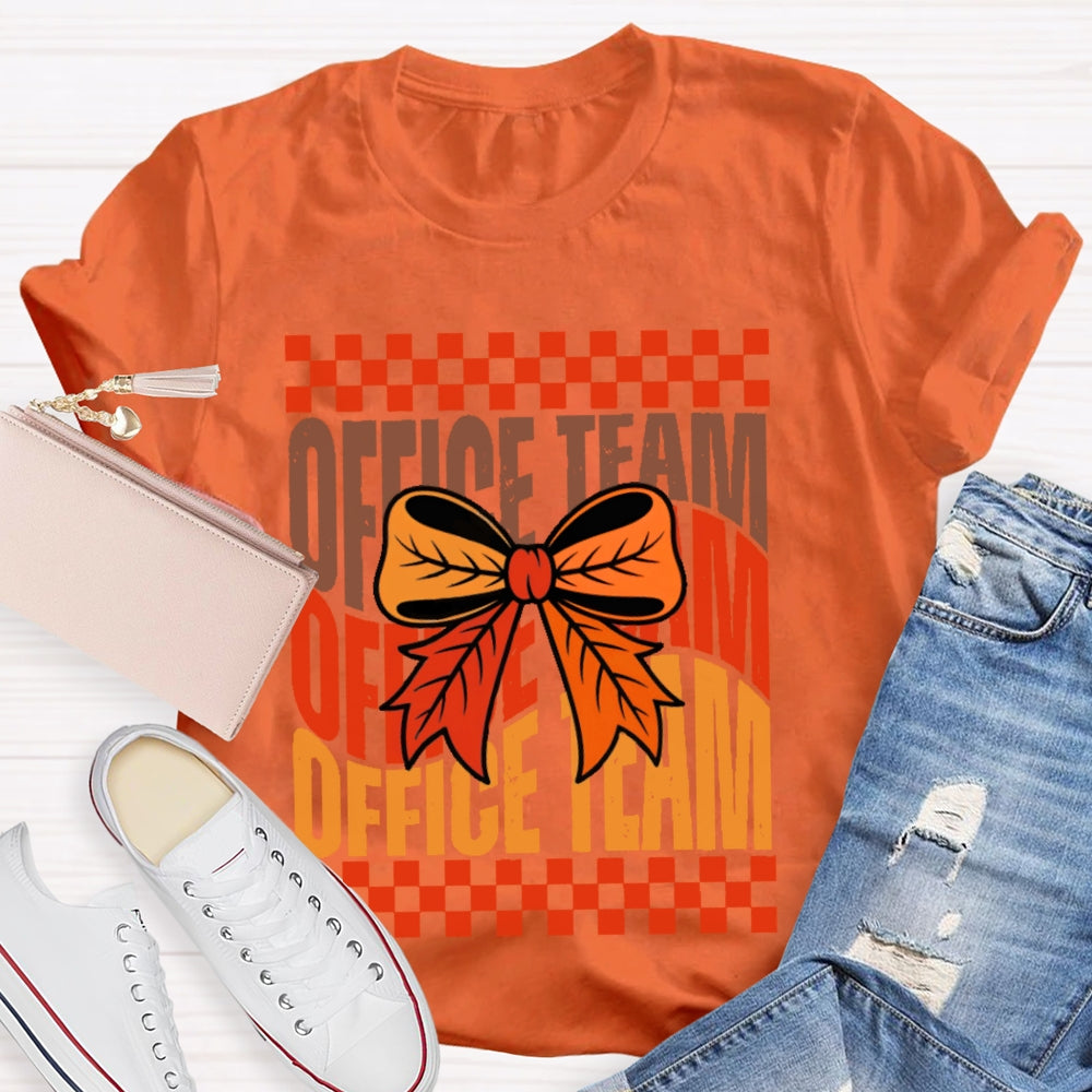 Office Team Autumn T-shirt