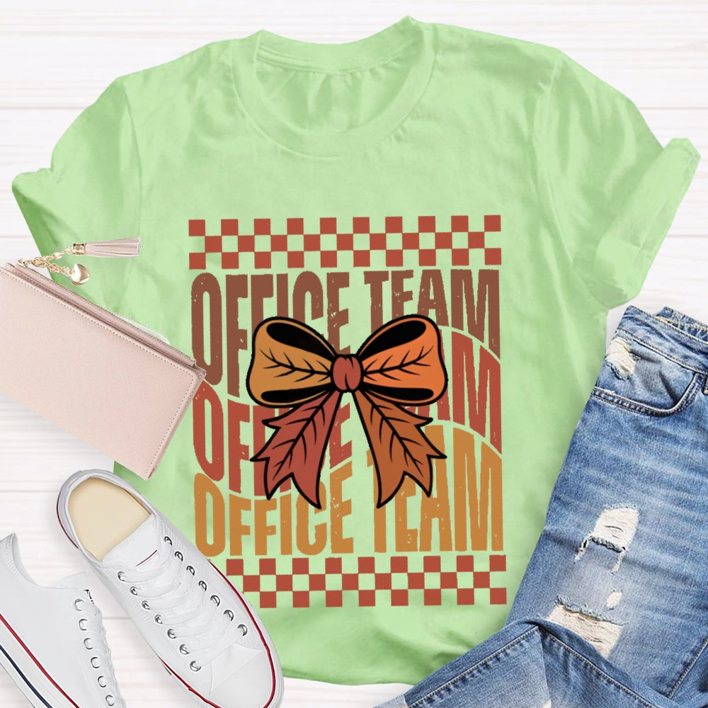 Office Team Autumn T-shirt