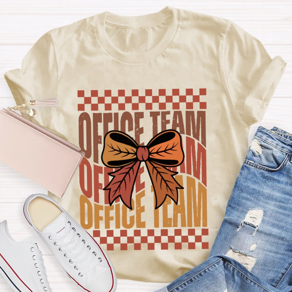 Office Team Autumn T-shirt