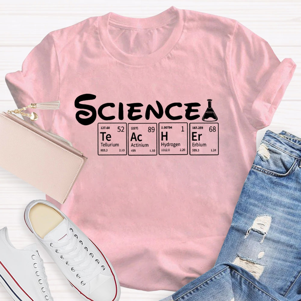 Science Teacher Funny Elements T-shirt