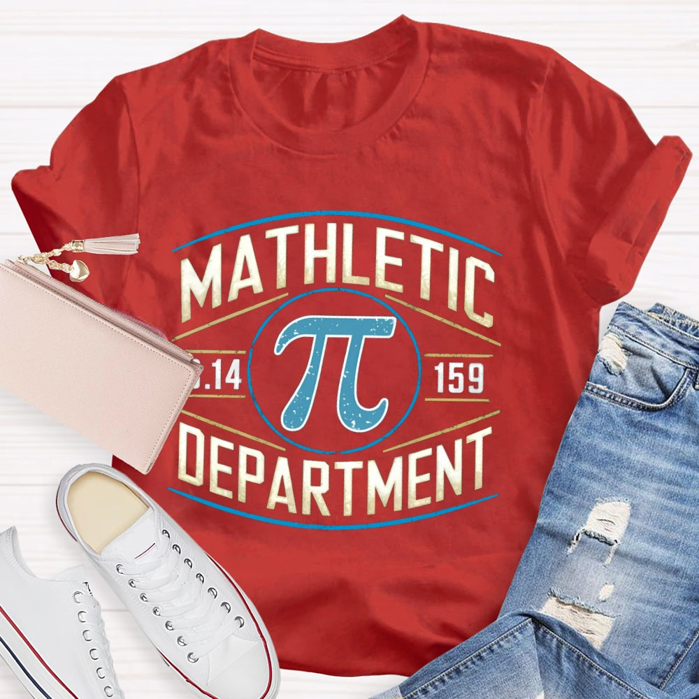 Mathletic Department  Funny T-shirt