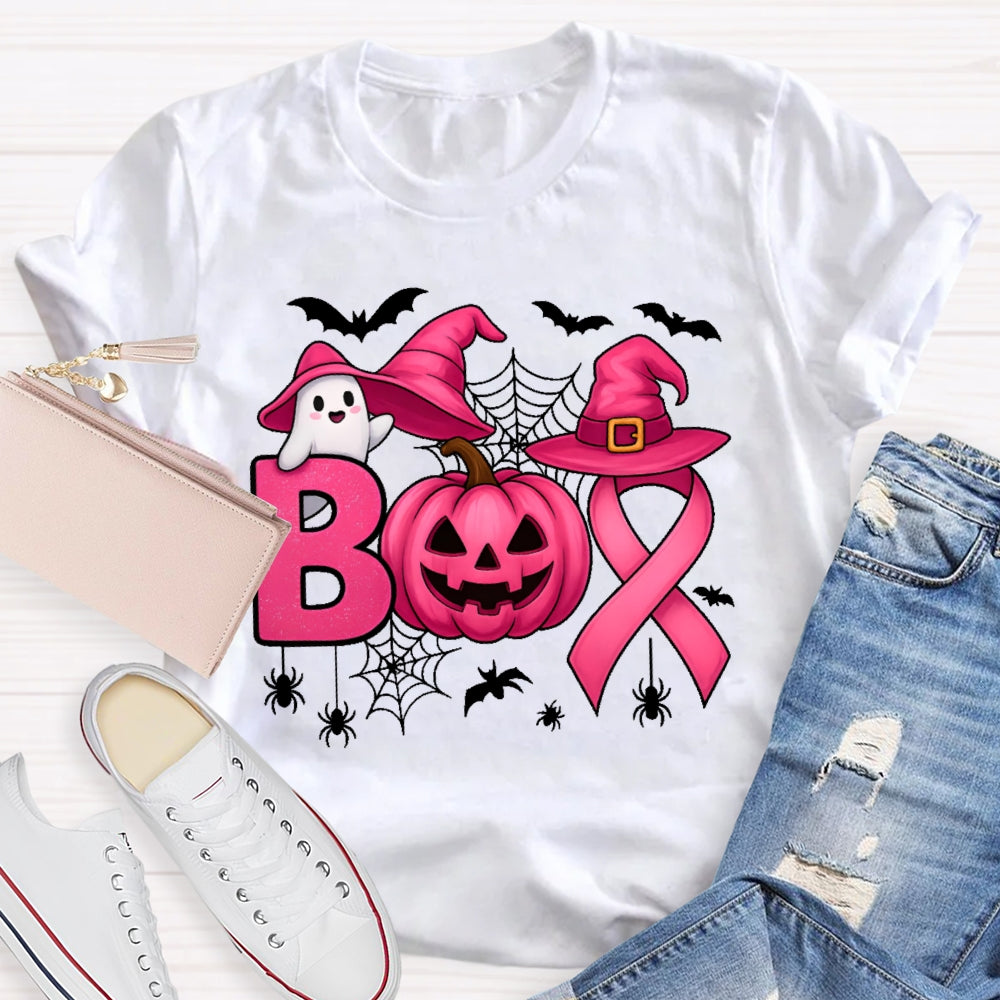 Boo Scare Away Breast Cancer T-shirt