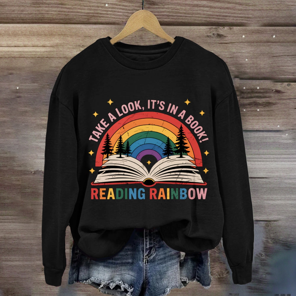 Take A Look It'S In A Book Sweatshirt