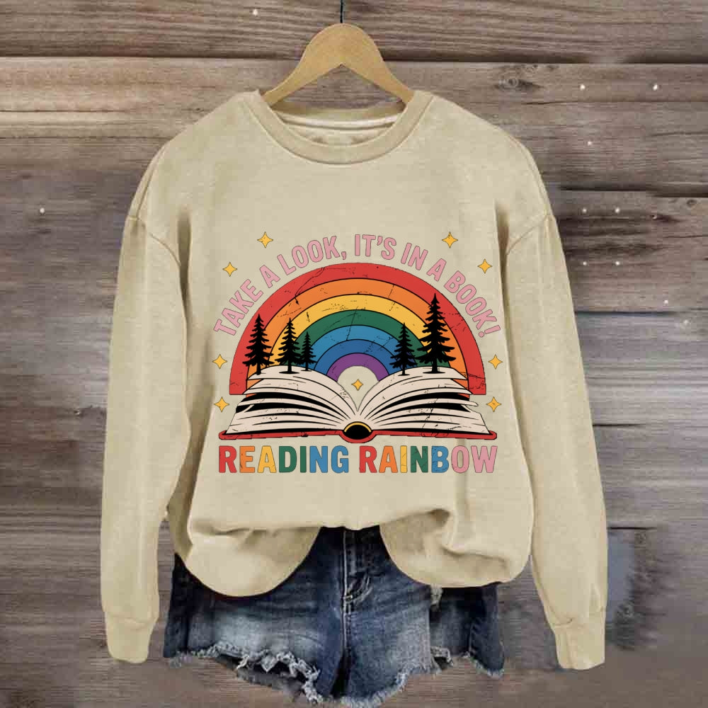 Take A Look It'S In A Book Sweatshirt