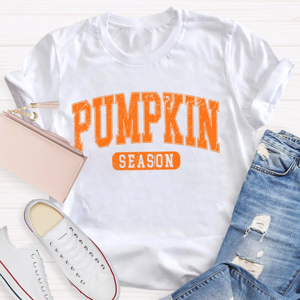 Pumpkin Season Letters T-shirt