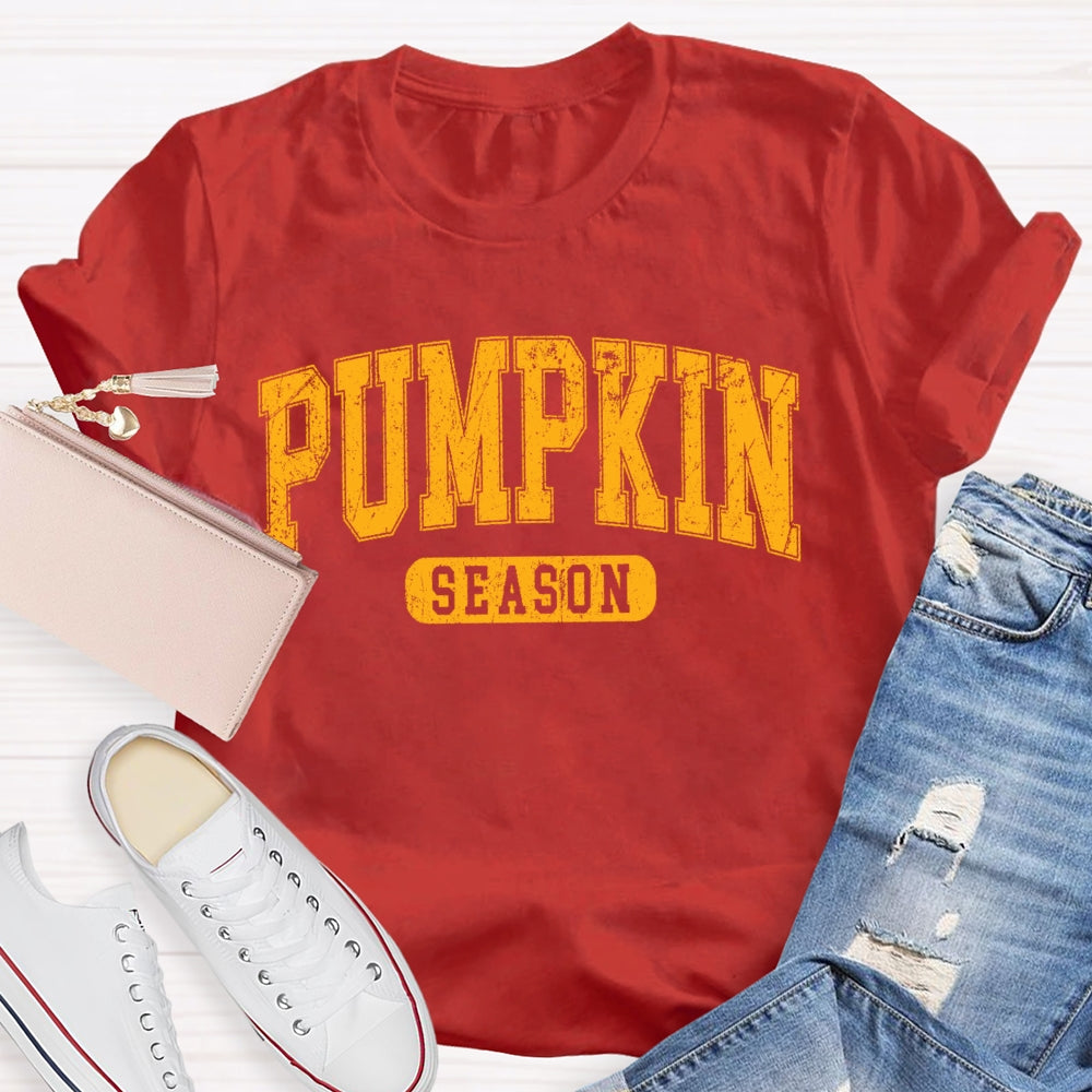 Pumpkin Season Letters T-shirt