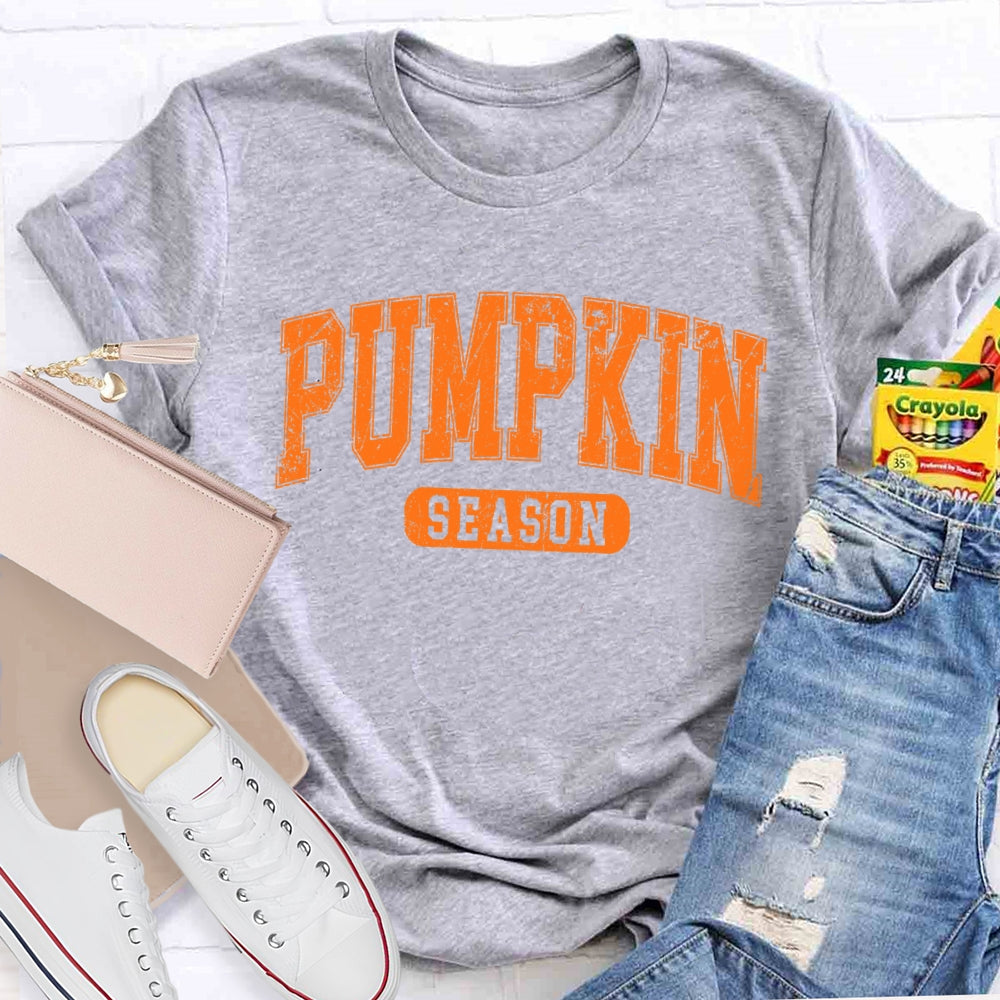 Pumpkin Season Letters T-shirt