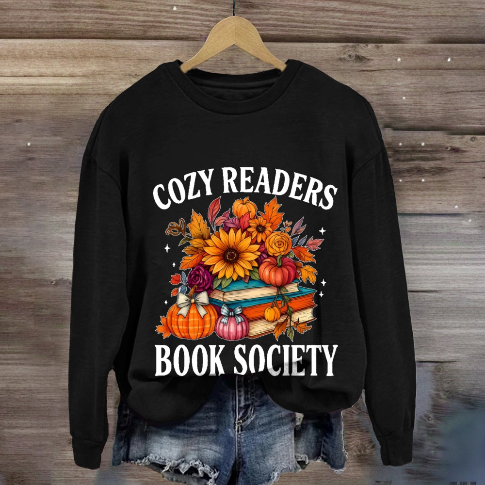 Cozy Readers Book Society Sweatshirt