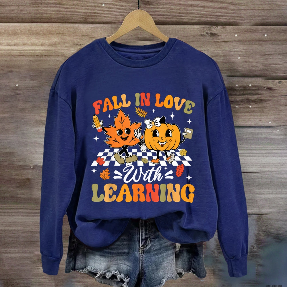 Fall In With Learning Fall Vibes Sweatshirt