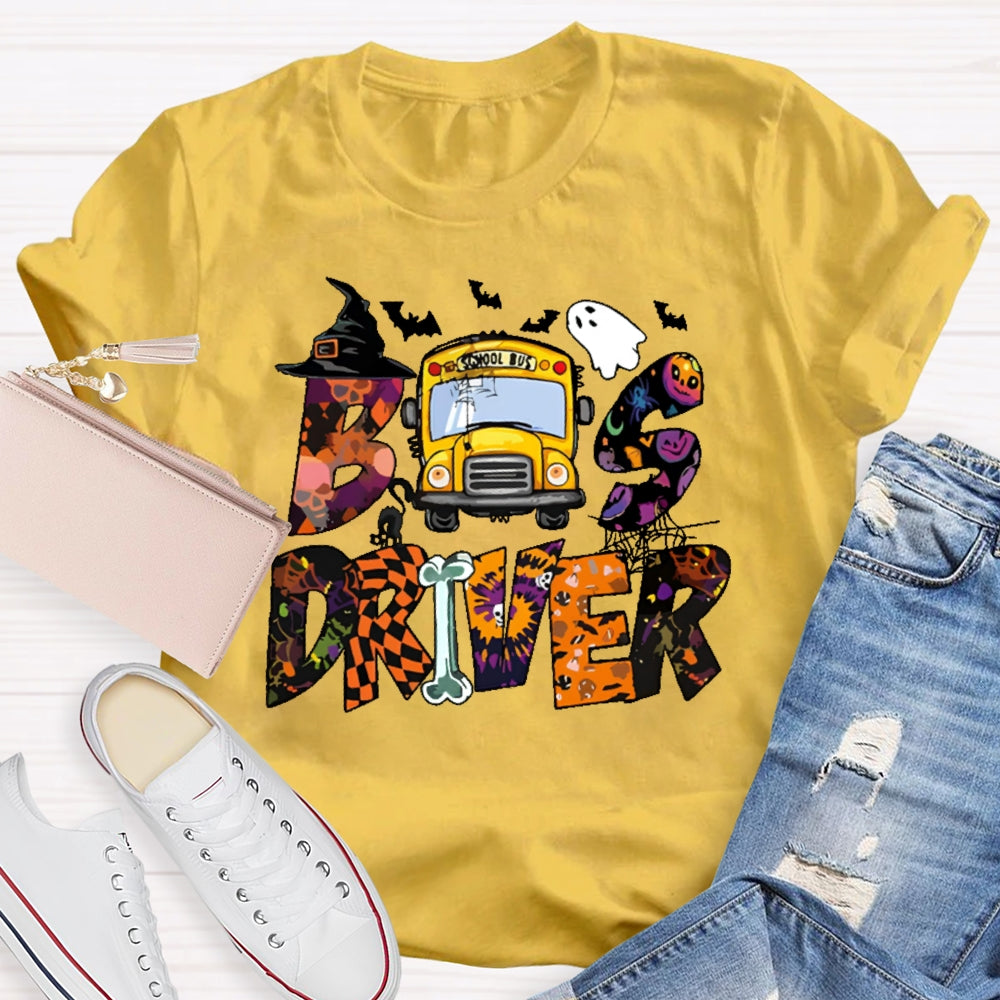 Bus Driver Halloween  Cute T-shirt
