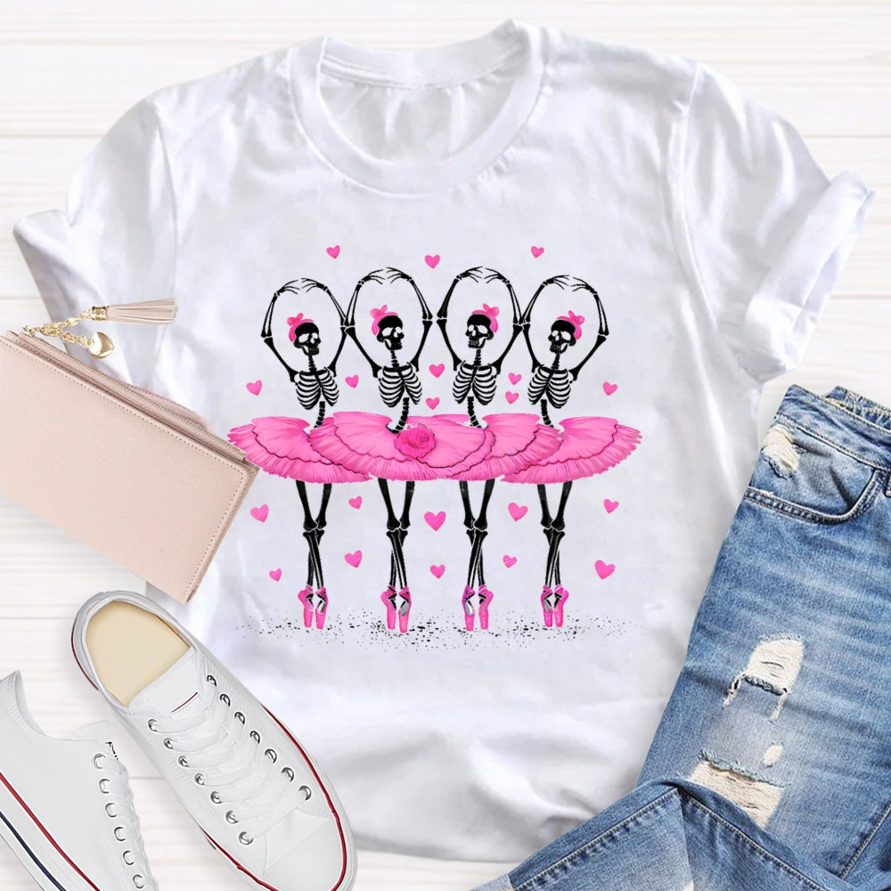 Dancing Skull Halloween T-shirt