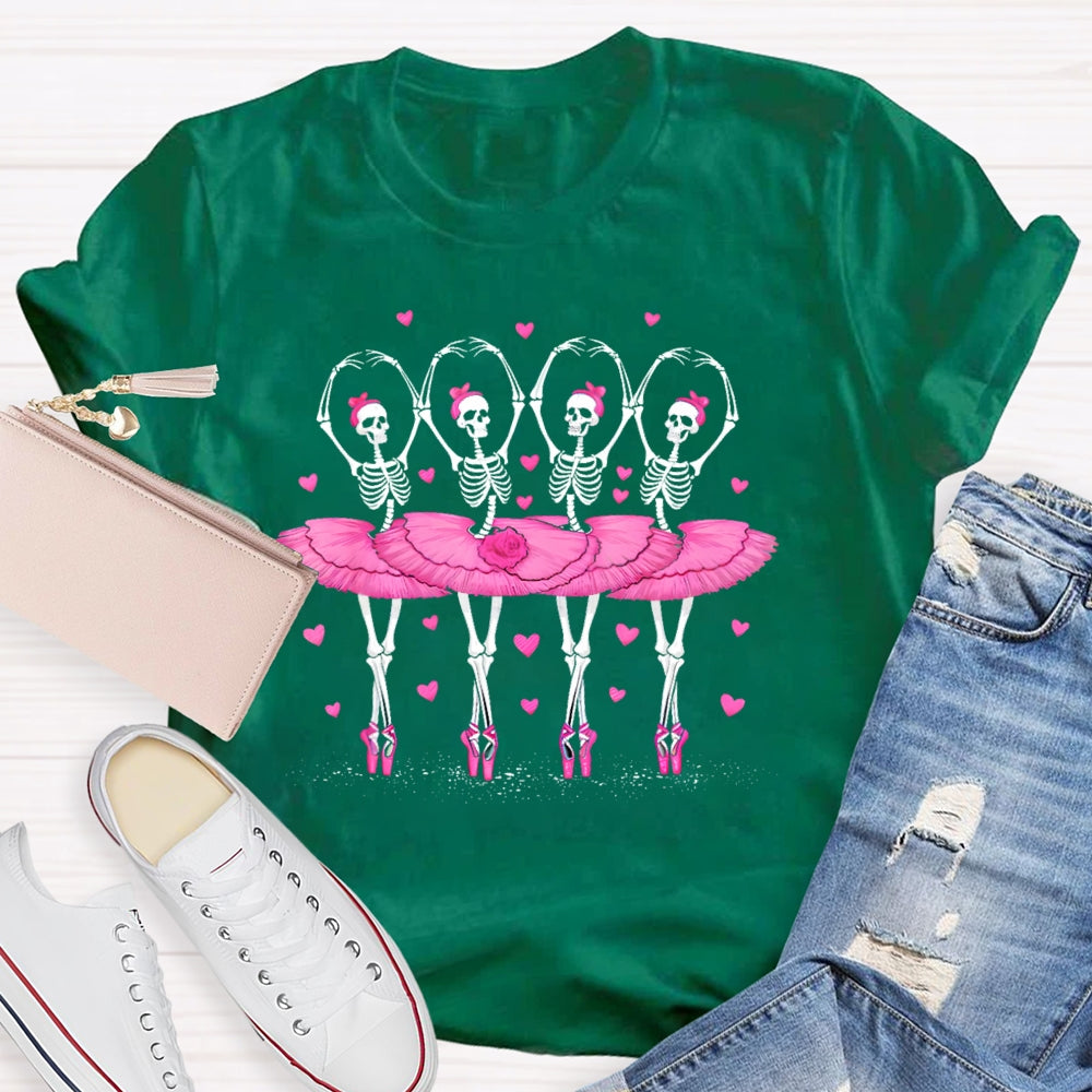 Dancing Skull Halloween T-shirt