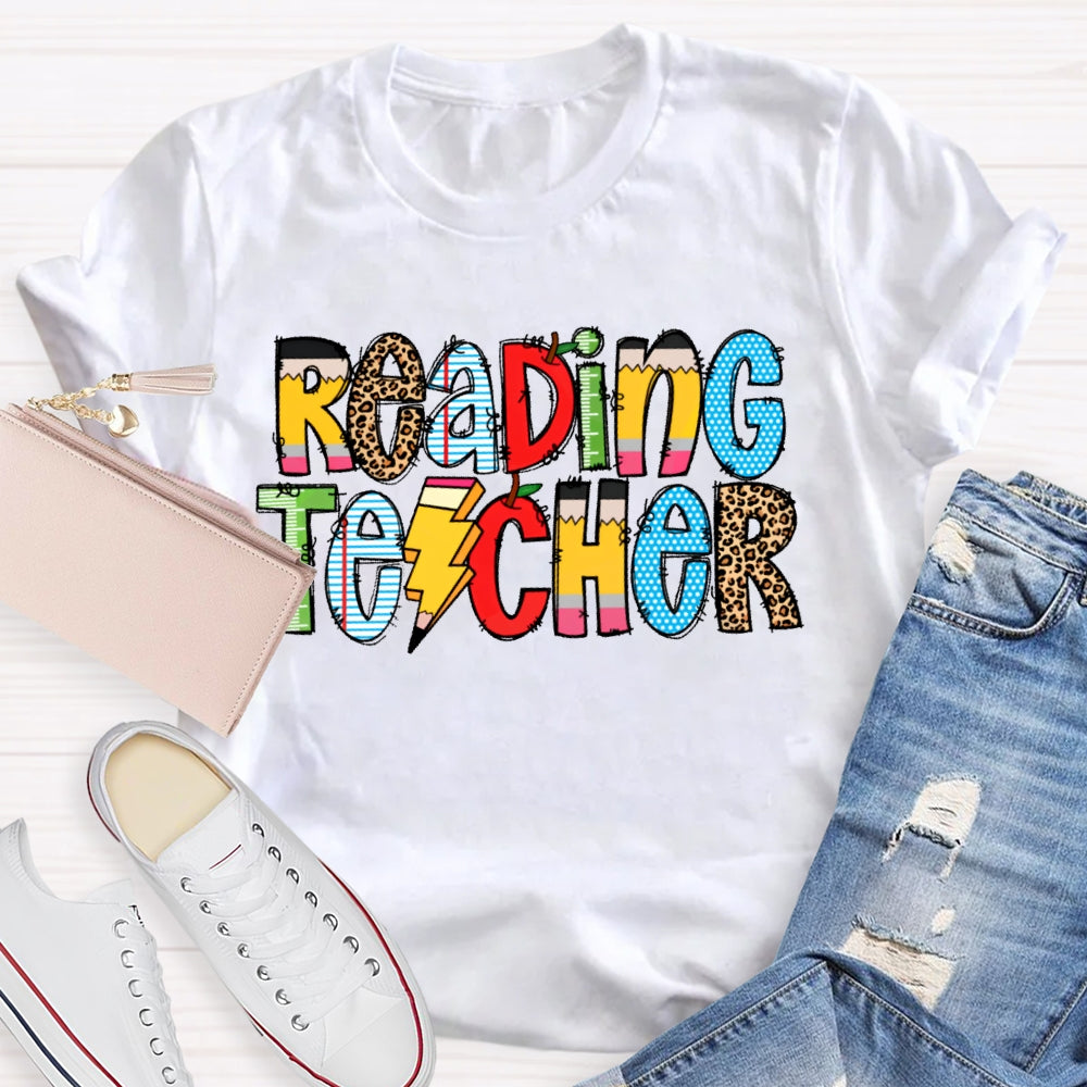 Reading Teacher  Book Lovers T-shirt