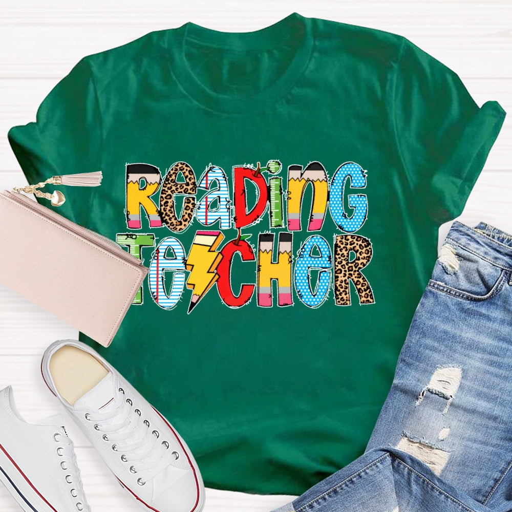 Reading Teacher  Book Lovers T-shirt