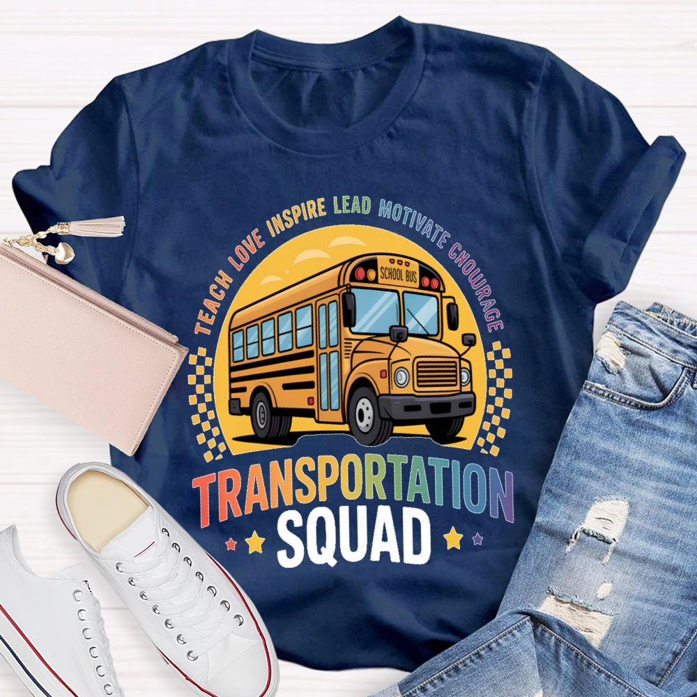 Transportation Squad Graphic  T-shirt