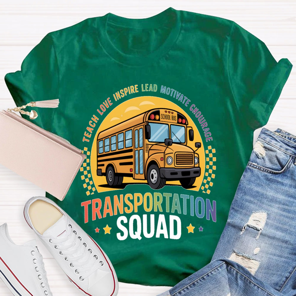 Transportation Squad Graphic  T-shirt
