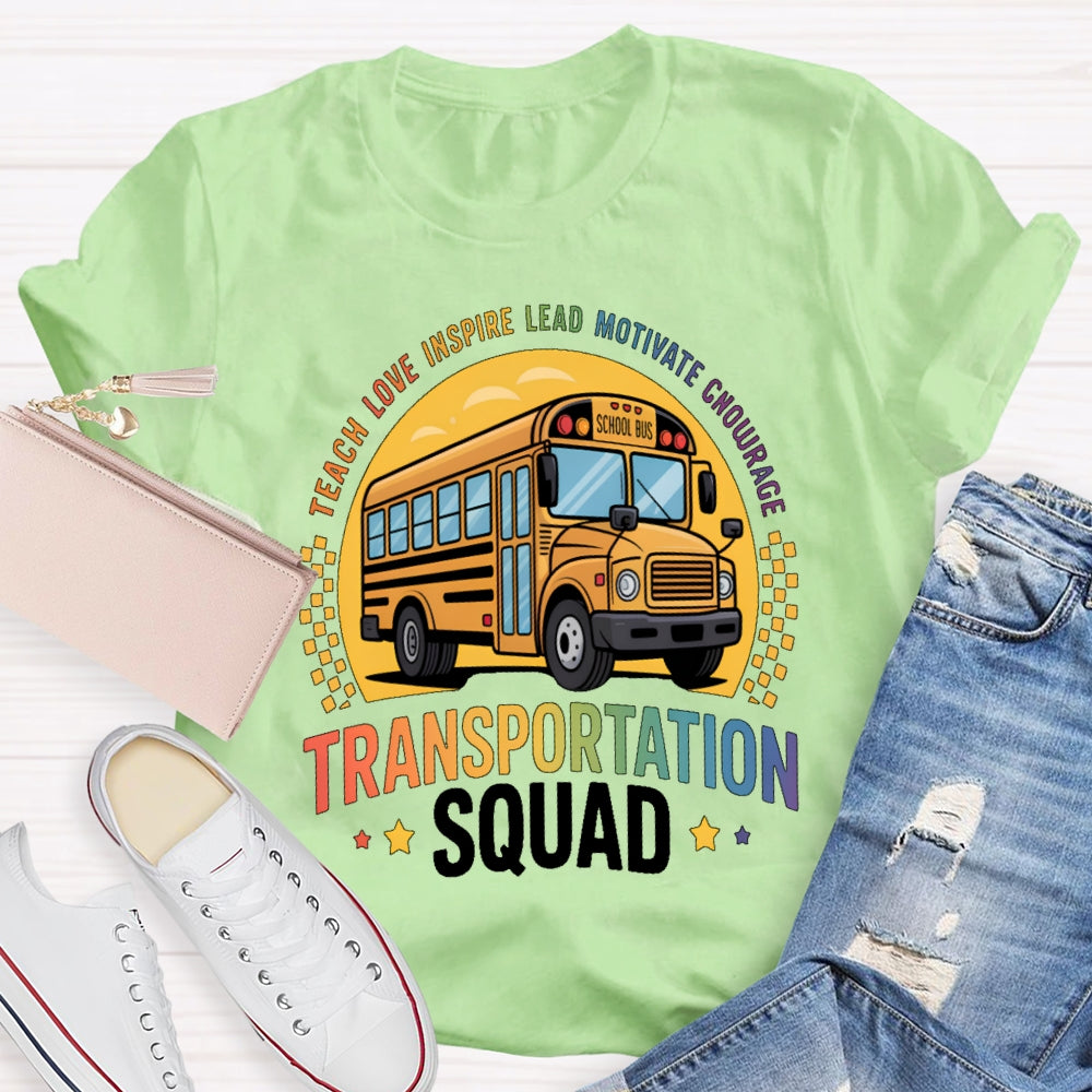 Transportation Squad Graphic  T-shirt