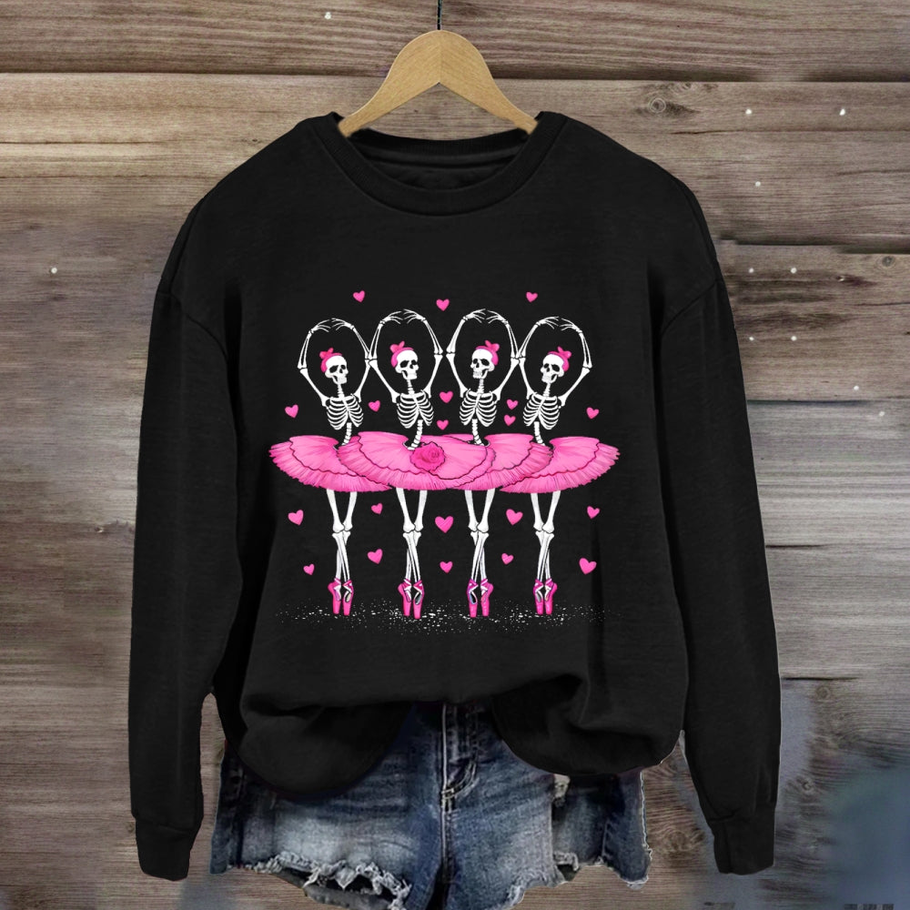 Dancing Skull Halloween sweatshirt