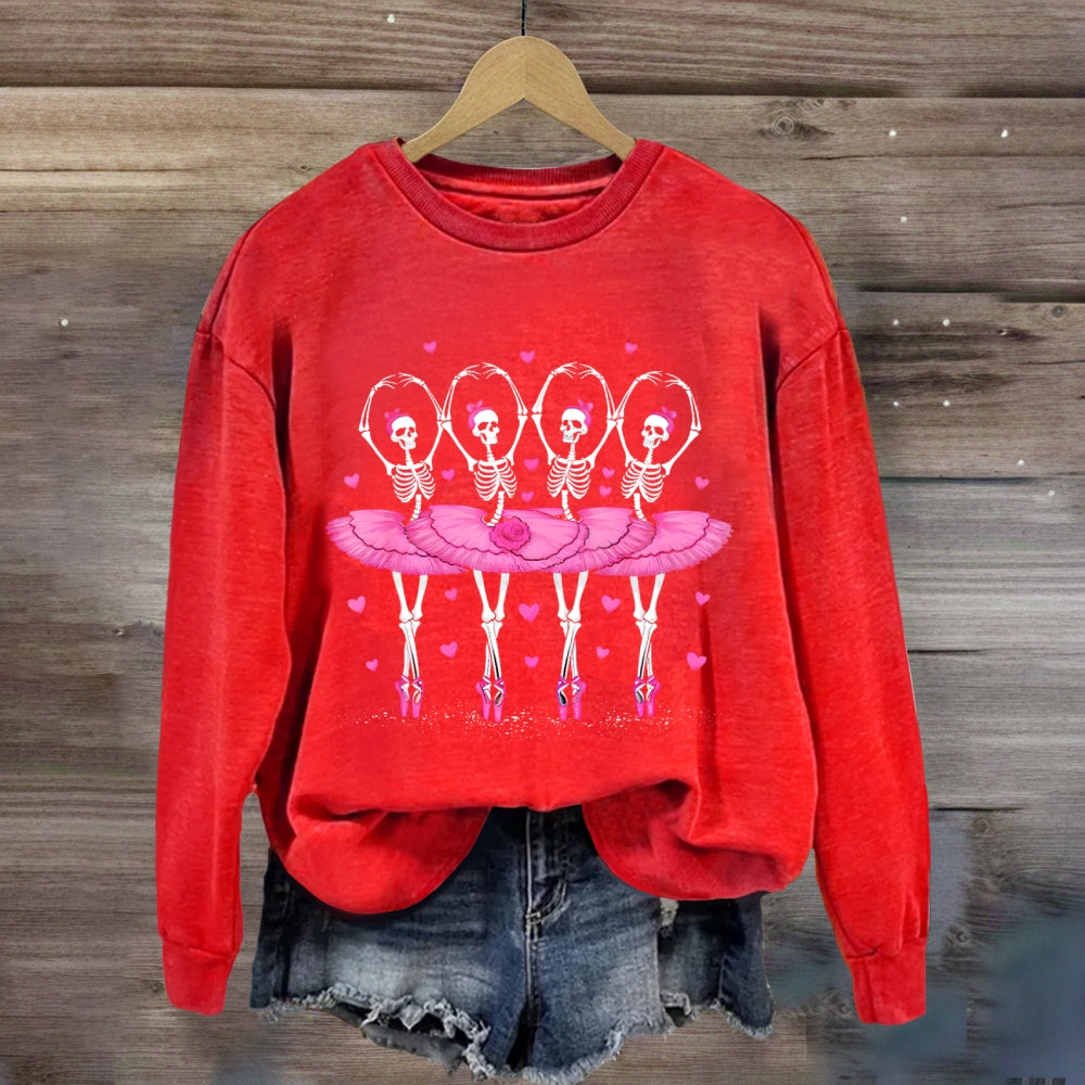 Dancing Skull Halloween sweatshirt