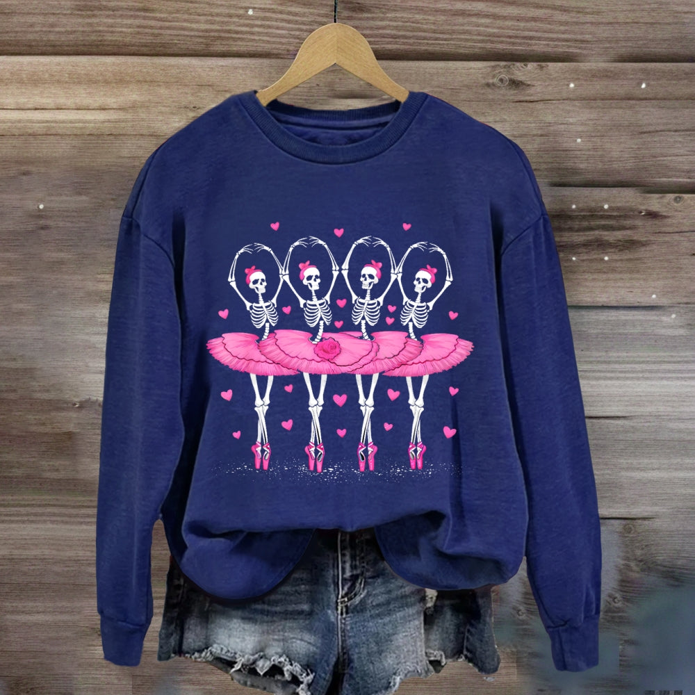 Dancing Skull Halloween sweatshirt