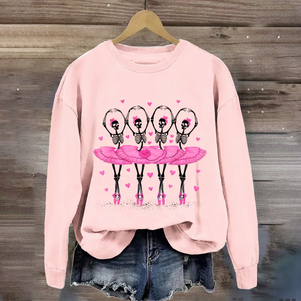 Dancing Skull Halloween sweatshirt