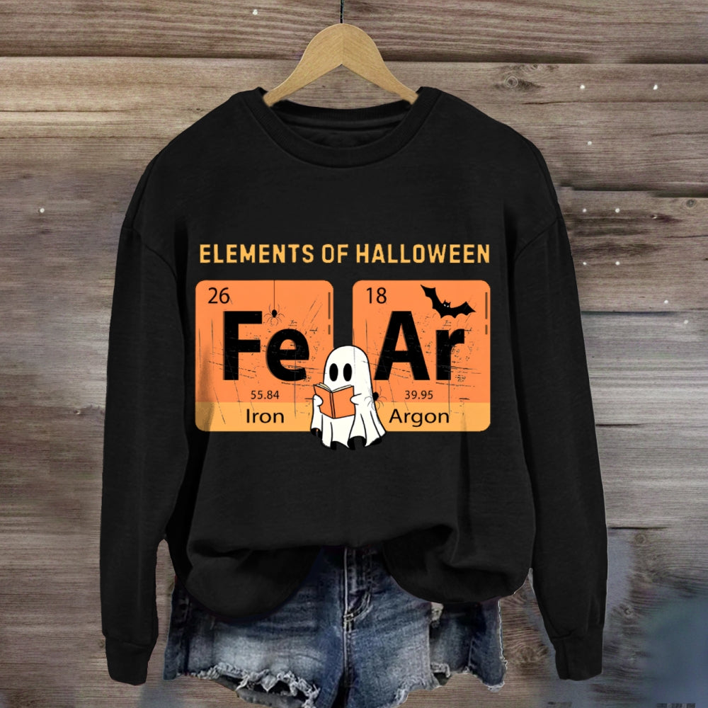 Elements Of Halloween Fear sweatshirt