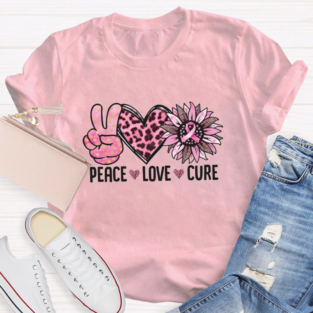 Peace Love Cure T-Shirt