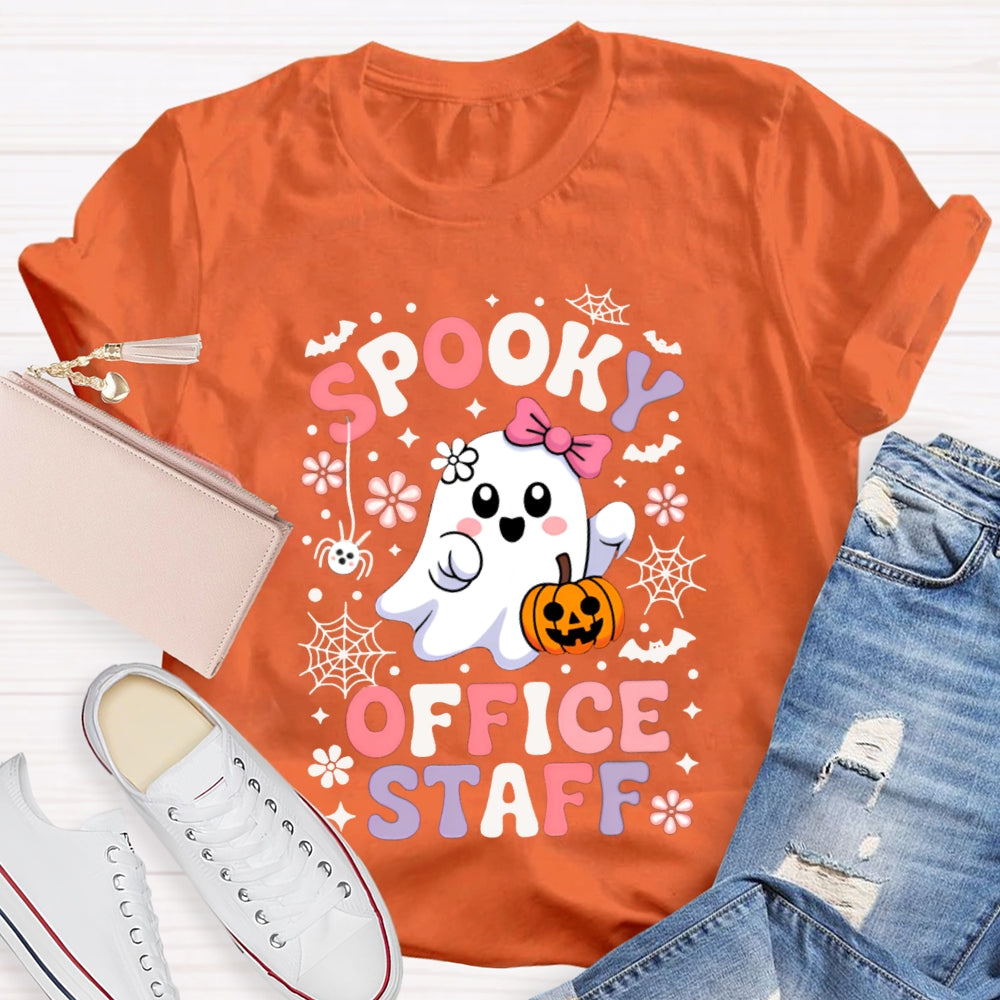 Spooky Office Staff Halloween T-shirt