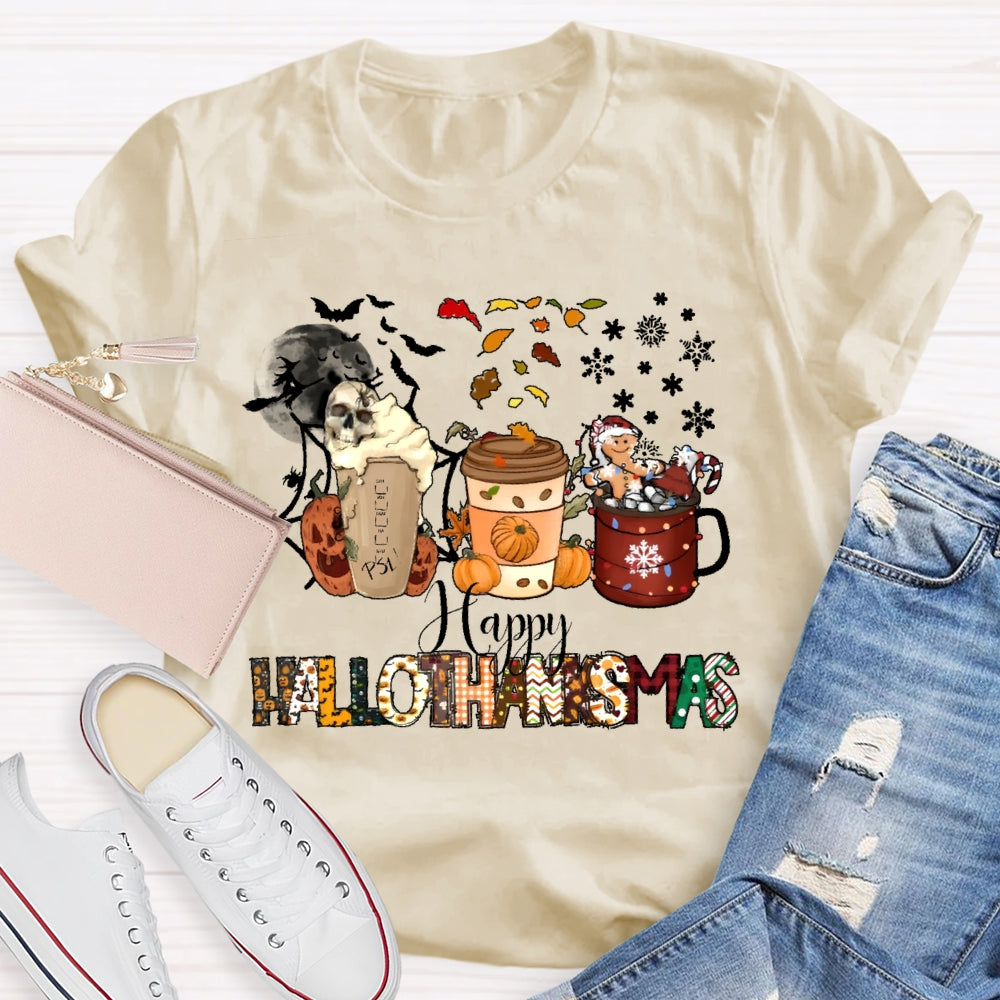 Happy Hallothanksmas Pumpkin T-shirt