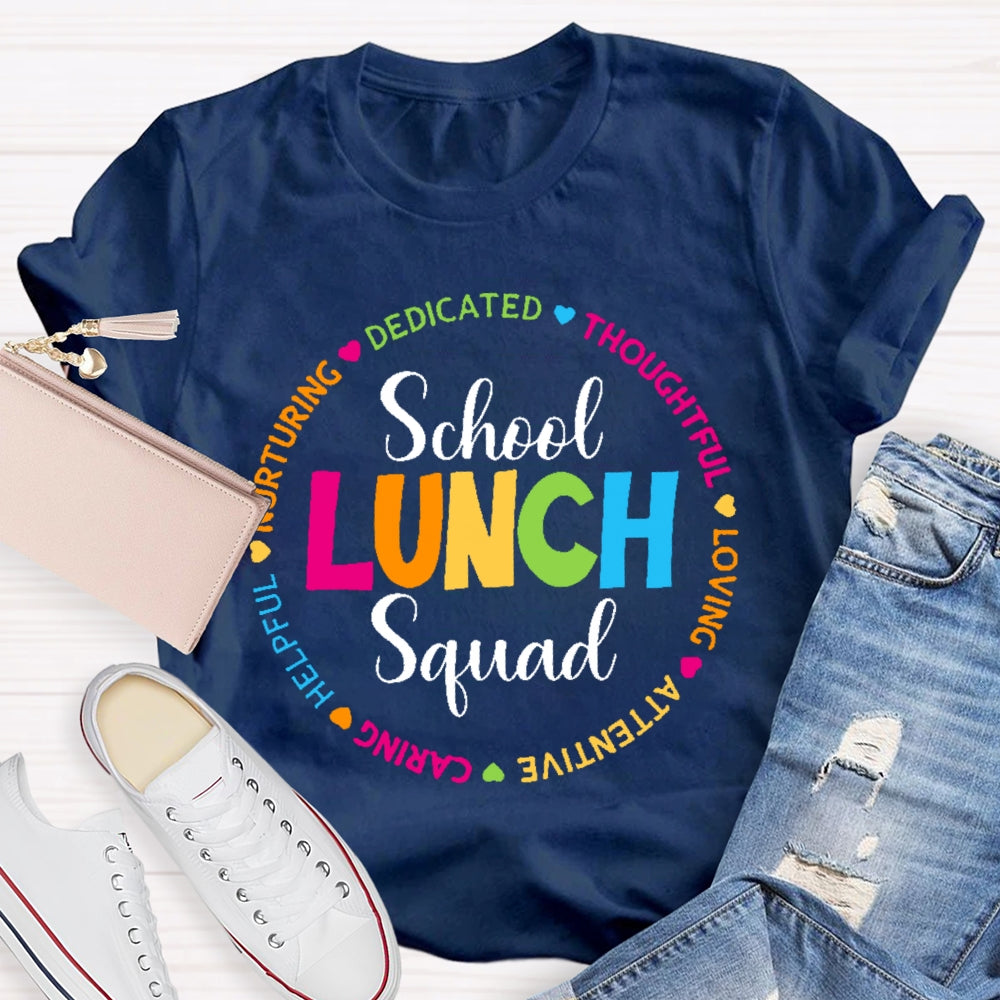 School Lunch Squad Graphic T-shirt