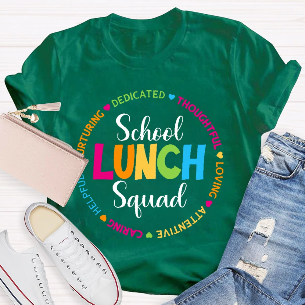 School Lunch Squad Graphic T-shirt