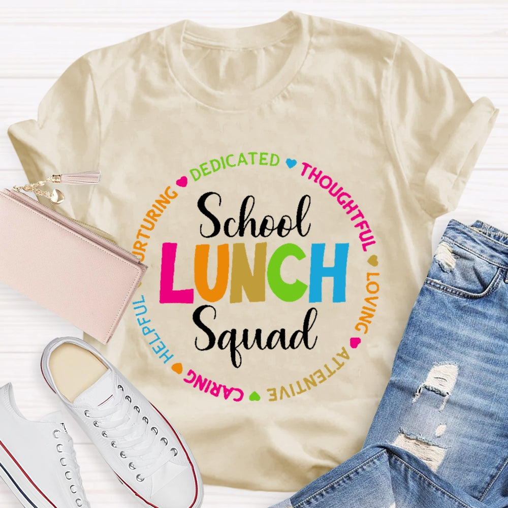 School Lunch Squad Graphic T-shirt