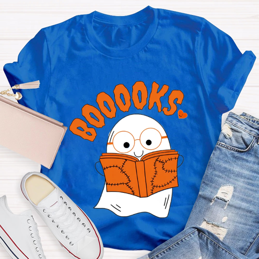 Little Ghost Reading Booooks T-Shirt