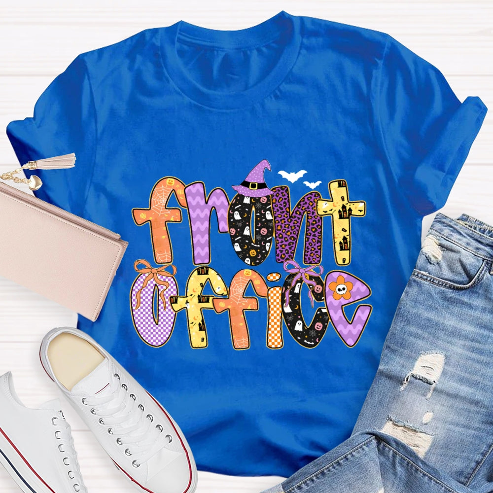 Halloween Design Front Office T-shirt