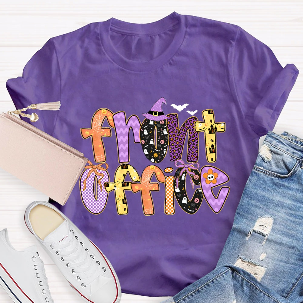 Halloween Design Front Office T-shirt
