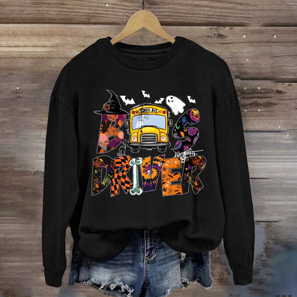 Bus Driver Halloween Cute sweatshirt
