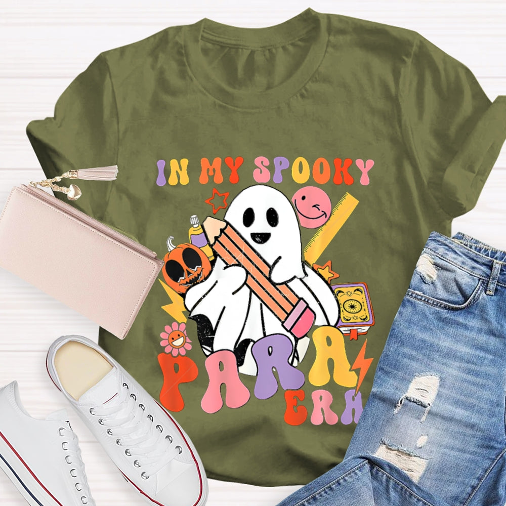 In My Spooky Para Era Little Devil Holding A Pencil T-shirt