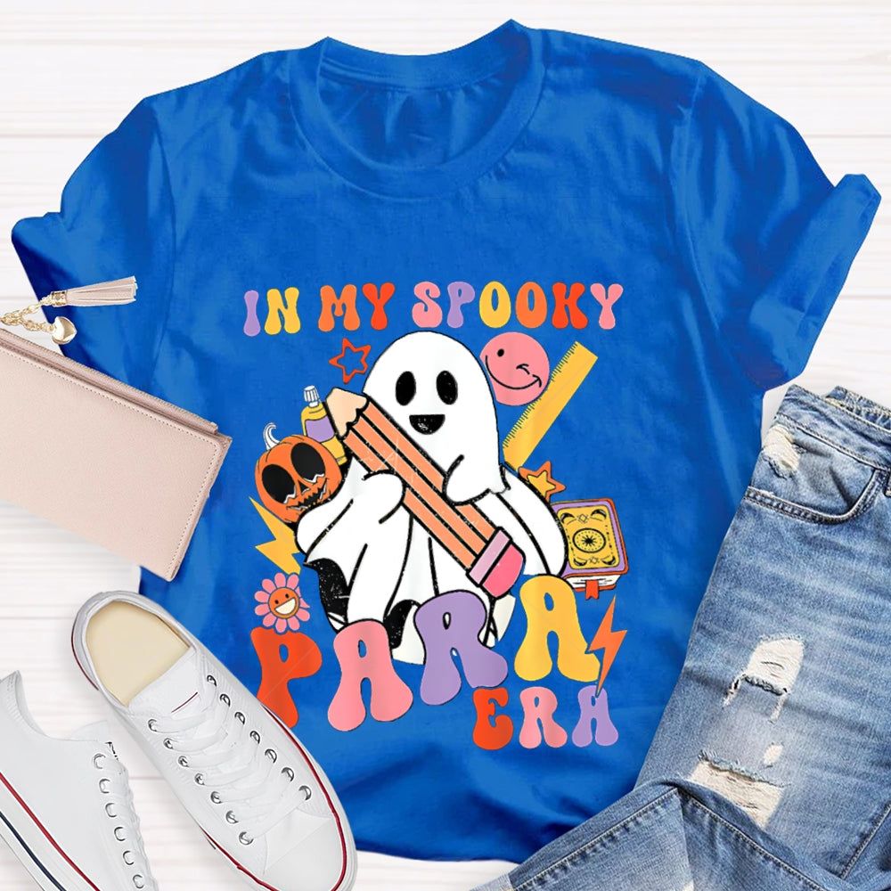 In My Spooky Para Era Little Devil Holding A Pencil T-shirt