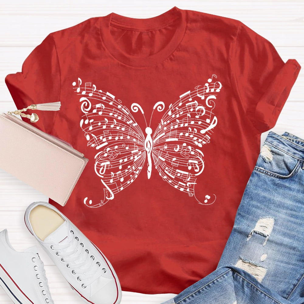 Music Butterfly T-shirt