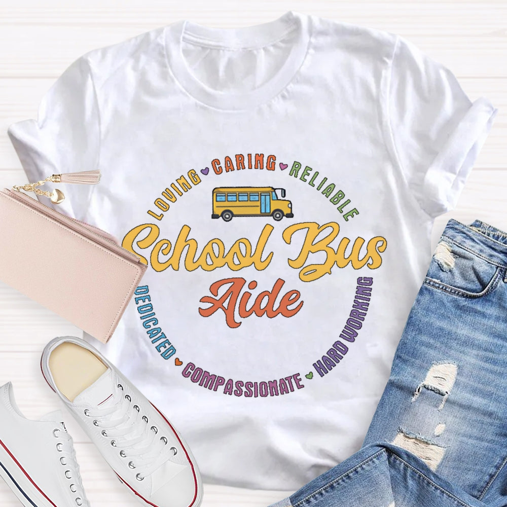 School Bus Aide  Gift T-shirt